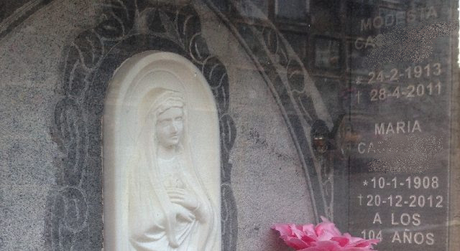 Tumba en el cementerio del Montjuic