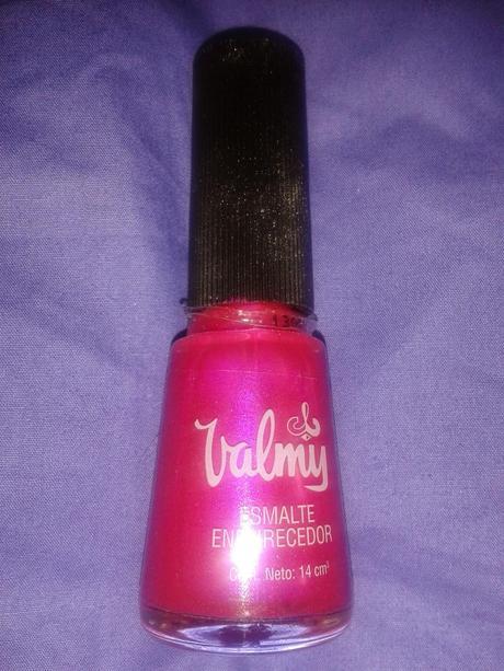 Manicura glitter Fucsia-Morado