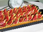 Tarta higos crema quemada piñones caramelizados