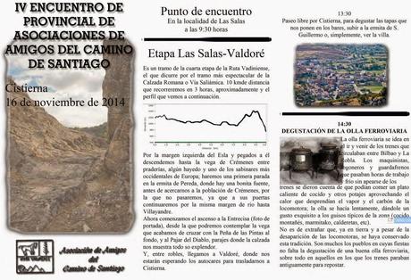 IV Encuentro Provincial de Asociaciones de Amigos del Camino de Santiago, Cistierna, Leon.