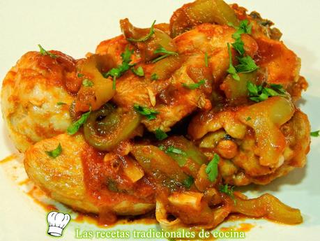 Pollo a la Bilbaína