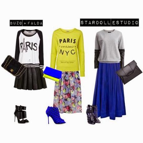 Trendy:El buzo + falda, nuevo look fashionista!