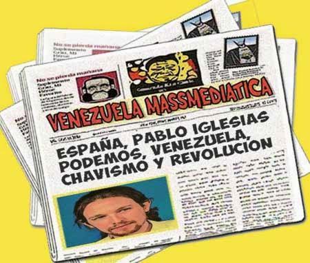 Podemos, Pablo Iglesias y Venezuela Front page cómic - Podemos de España Pablo Iglesias