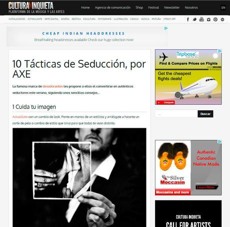 Publicidad Nativa Axe