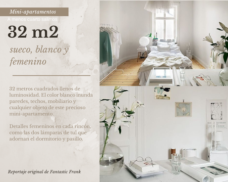Mini apartamento... blanco y femenino