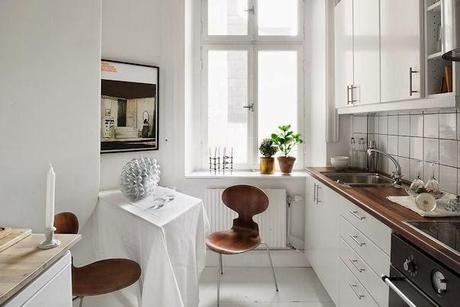 Mini apartamento... blanco y femenino