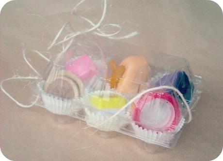 DIY #empaquetandobonito con una huevera