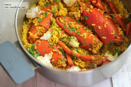 Arroz con bogavante. Receta sencilla