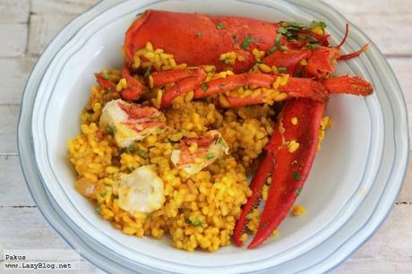 Arroz con bogavante. Receta sencilla