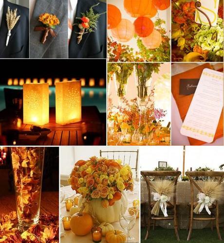 Ideas para decorar bodas otoñales