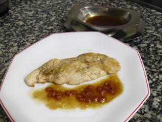 Pechugas de pavo con salsa de granadas al Jerez