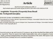 nuevas especies quilópodos troglobios Brasil