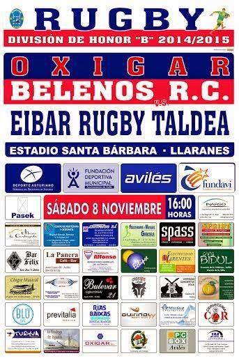 HORARIOS DE LA OCTAVA JORNADA DE RUGBY NACIONAL, EN LAS DIVISIONES DE HONOR