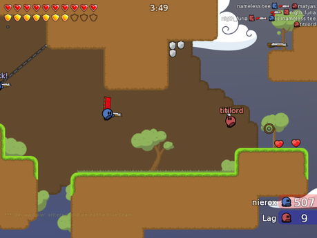 teeworlds Teeworlds: un juego online, libre y multiplataforma