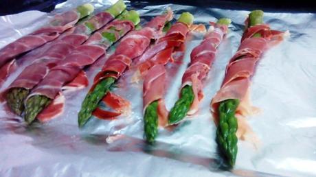 Espárragos abrigados en jamón – Asparagi al prosciutto asparagoprosciutto3