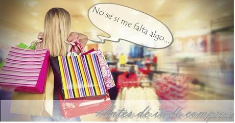 Antes de ir de compras...