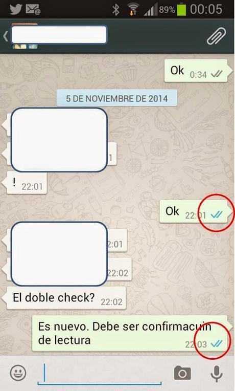 WhatsApp Doble Check Azul