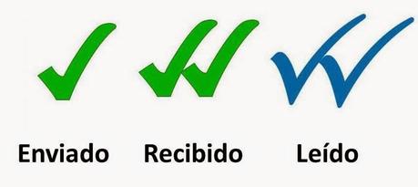 Significado Checks Whatsapp