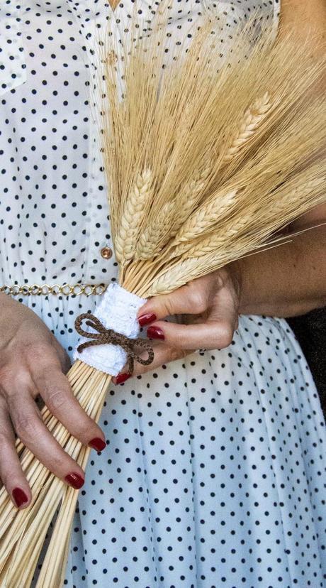 ramo de de novia de espigas boho chic