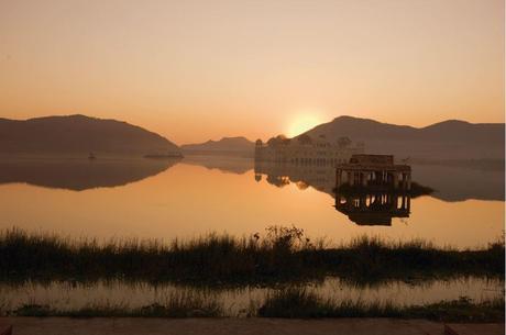 Atardecer en la India