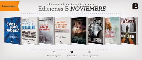 ¡Novedades: Ediciones B!