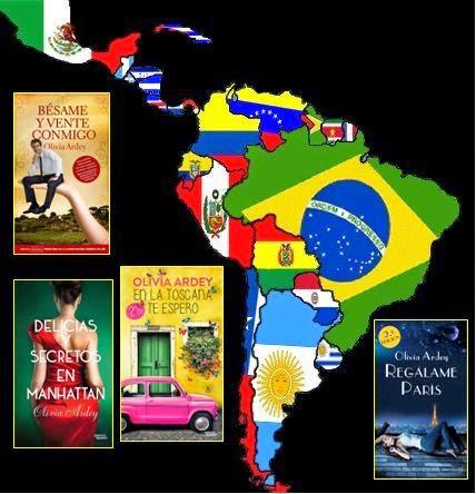 Mis libros a la venta en 19 países de América Latina