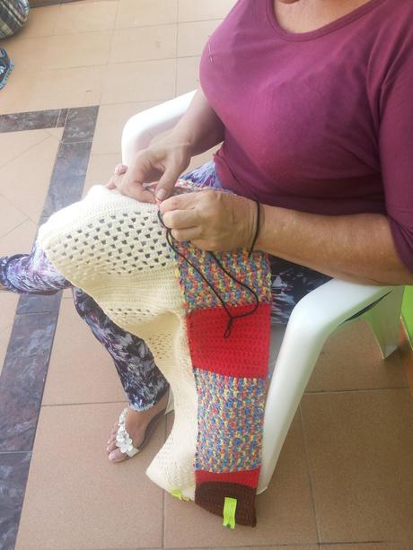 Tejer en Red y la manta solidaria