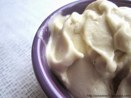 Helado saludable de banano