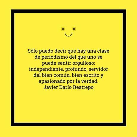 lecciones de periodismo de Javier Darío Restrepo @cdperiodismo http://www.clasesdeperiodismo.com/2014/10/30/6-lecciones-sobre-periodismo-del-maestro-javier-dario-restrepo/