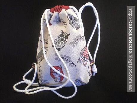 Mochila búhos infantil