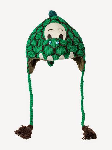 Gorrito dinosauriano para el invierno