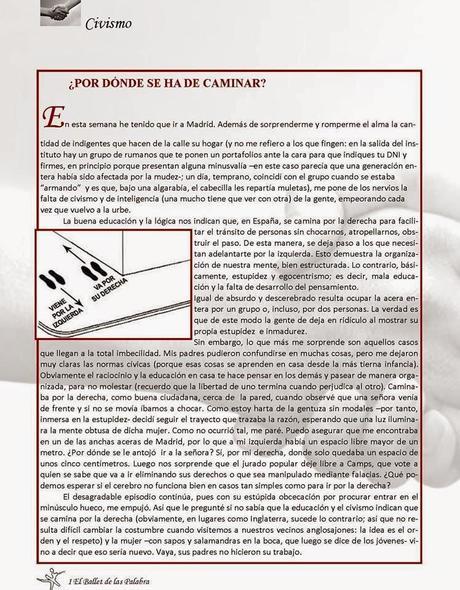 ¿POR DÓNDE SE HA DE CAMINAR?