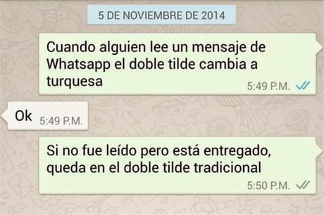 Ahora WhatsApp confirma si se leyó un mensaje