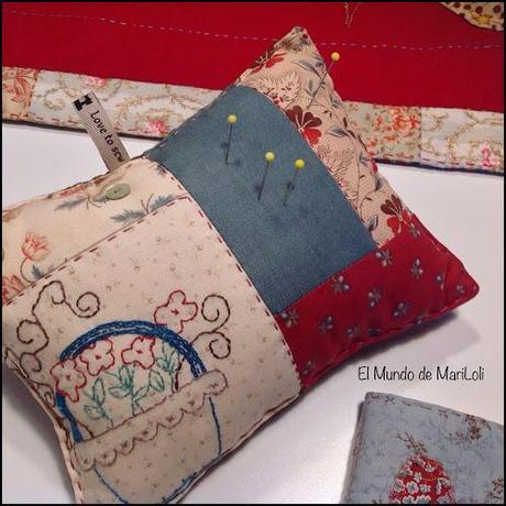 Tapete para costura y un nuevo alfiletero. Creativa Madrid 2014