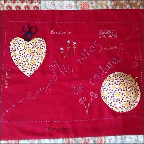 Tapete para costura y un nuevo alfiletero. Creativa Madrid 2014