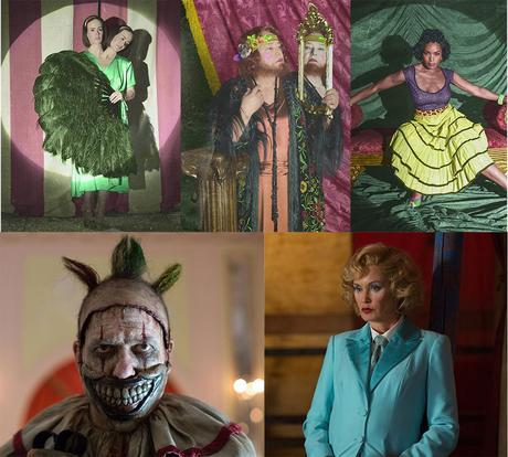 american horror story freack show collage