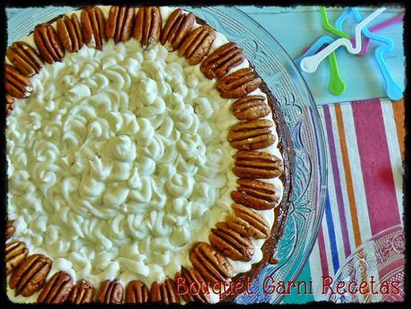 Pudding de calabaza y especias (con cobertura de queso crema americano y nueces Pecan) Pudding de calabaza y especias (con cobertura de queso crema americano y nueces Pecan)