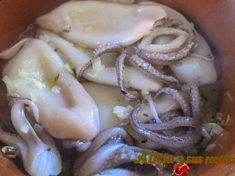 CHIPIRONES EN SU TINTA