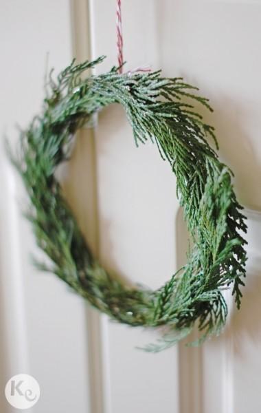 DIY. Fir mini wreath #christmas #decor