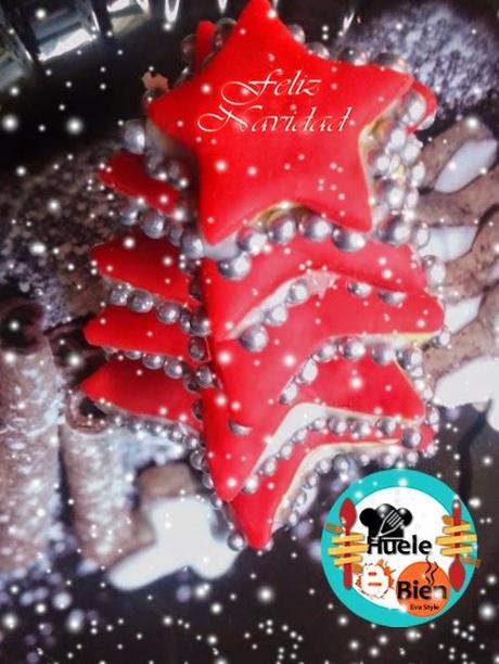 Árbol de navidad con galletas