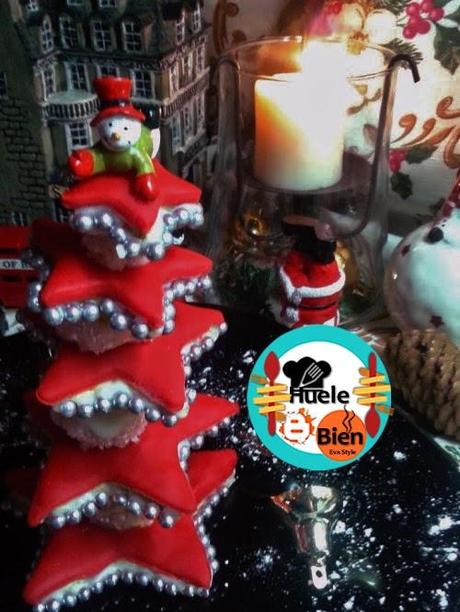 Árbol de navidad con galletas