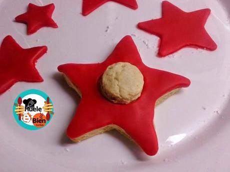 Árbol de navidad con galletas