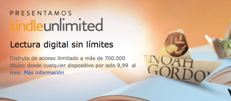 Kindle Unlimited llega a España