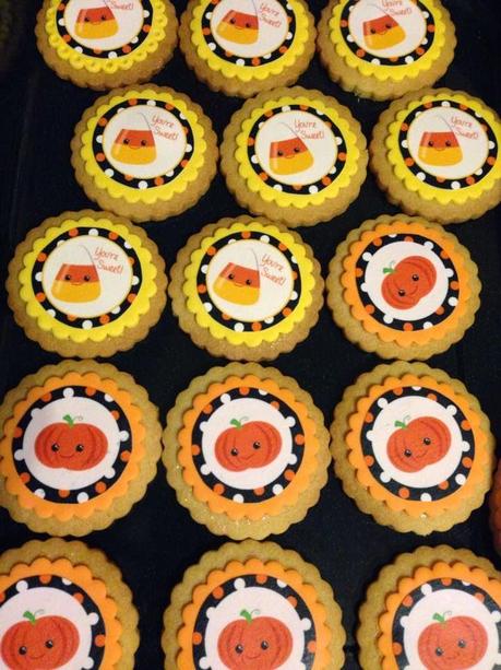 Galletas Halloween con papel de azúcar