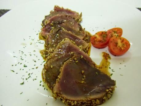Tataki de atún rojo