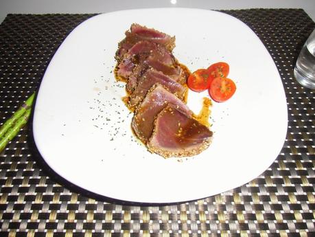 Tataki de atún rojo