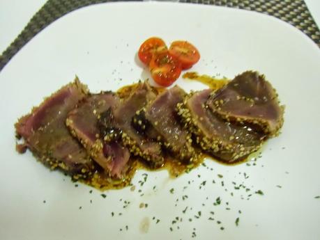 Tataki de atún rojo