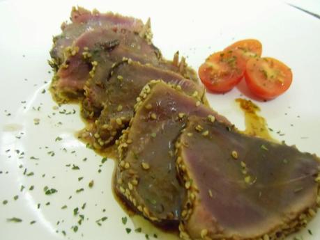 Tataki de atún rojo