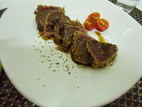 Tataki de atún rojo