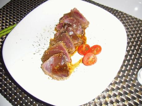 Tataki de atún rojo